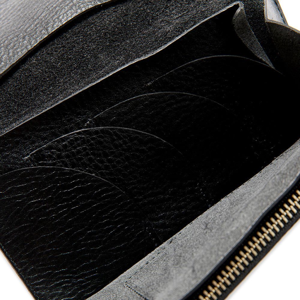 CALEE - SILVER STAR CONCHO LEATHER LONG WALLET / スター