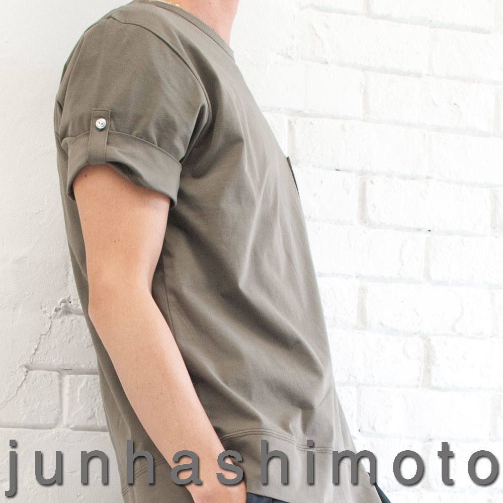 【junhashimoto】微光沢のSILKETE JERSEYが上品なTシャツ