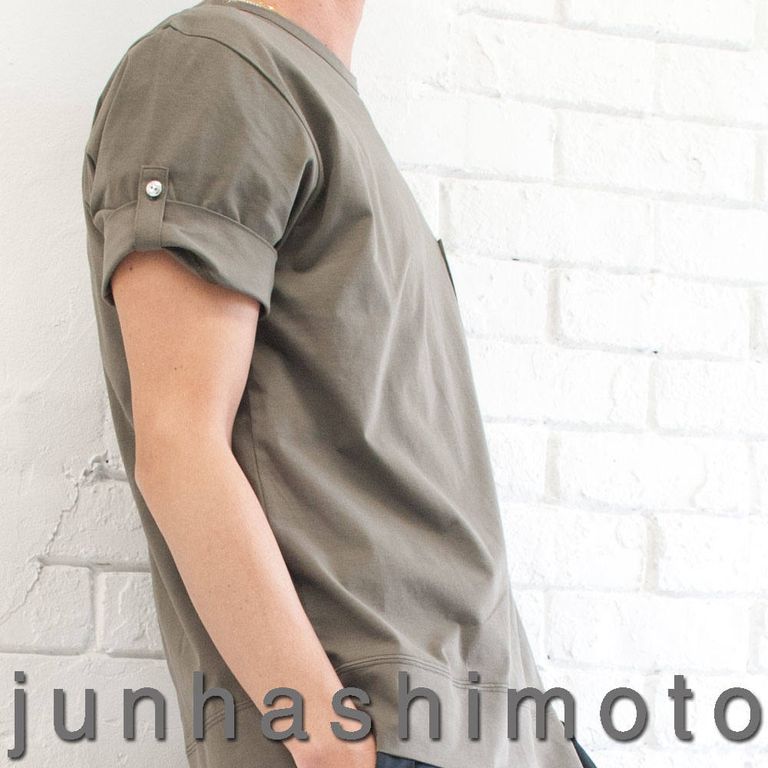【junhashimoto】微光沢のSILKETE JERSEYが上品なTシャツ