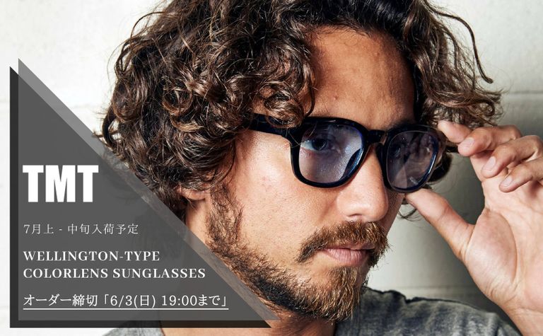 先行予約受付開始！ 《TMT》 ユニセックスなデザインが特徴のサングラス