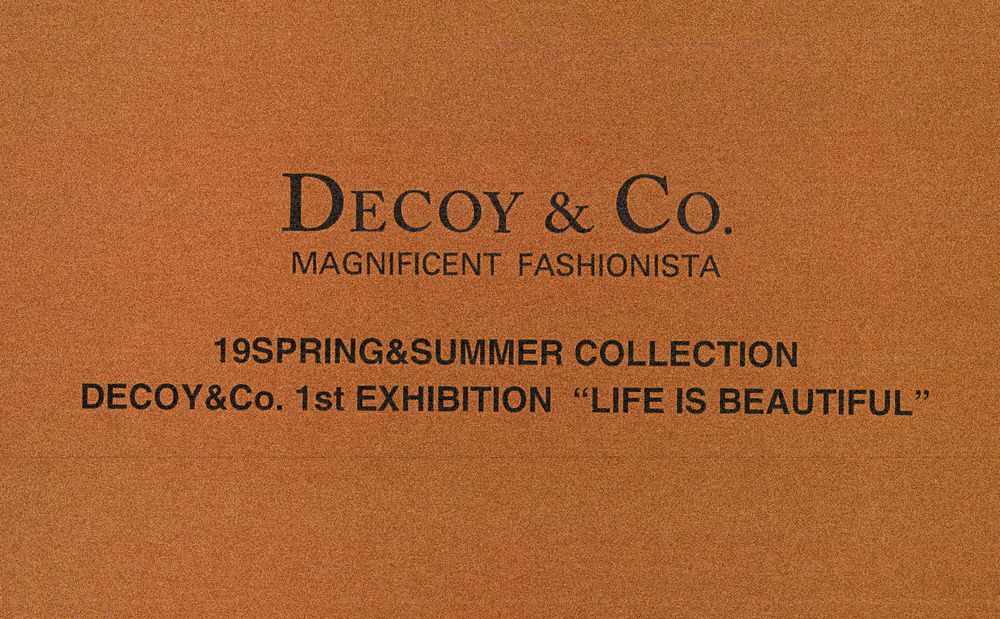 新規取扱ブランド 《DECOY&CO.》 先行予約受付開始
