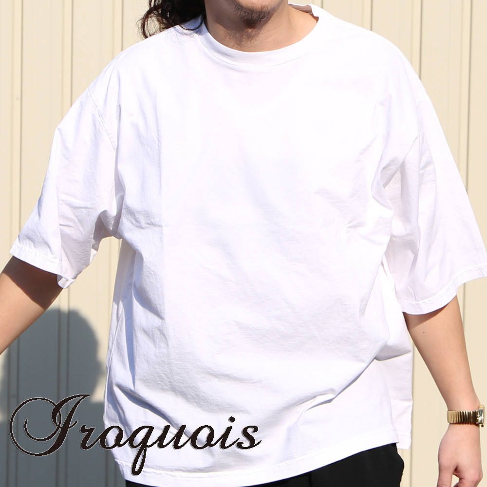 《Iroquois》テーマカラーで製品染めしたワイドスリーブBIG Tシャツ