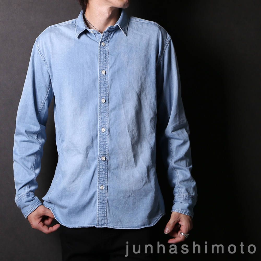 junhashimoto》さらりと羽織れるデニムシャツ | chemical conbination