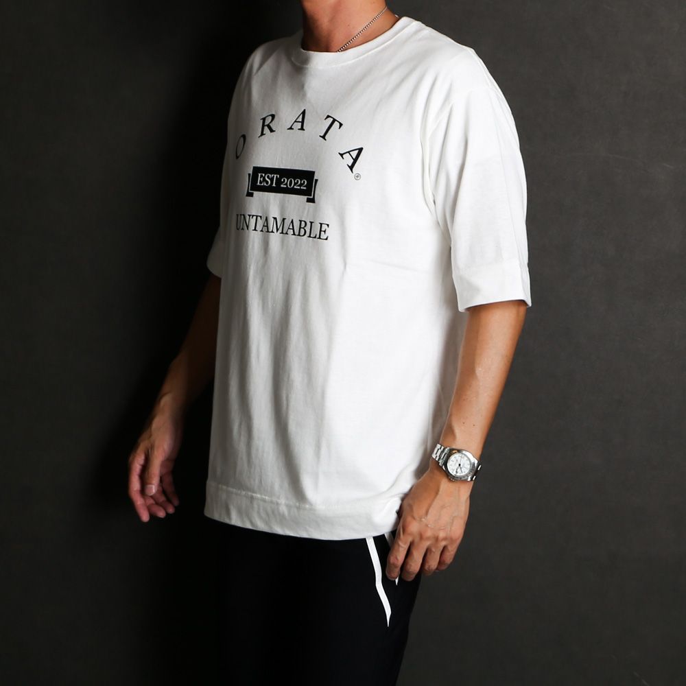 ORATA - vintage college crew T / オーバーサイズ カレッジTシャツ