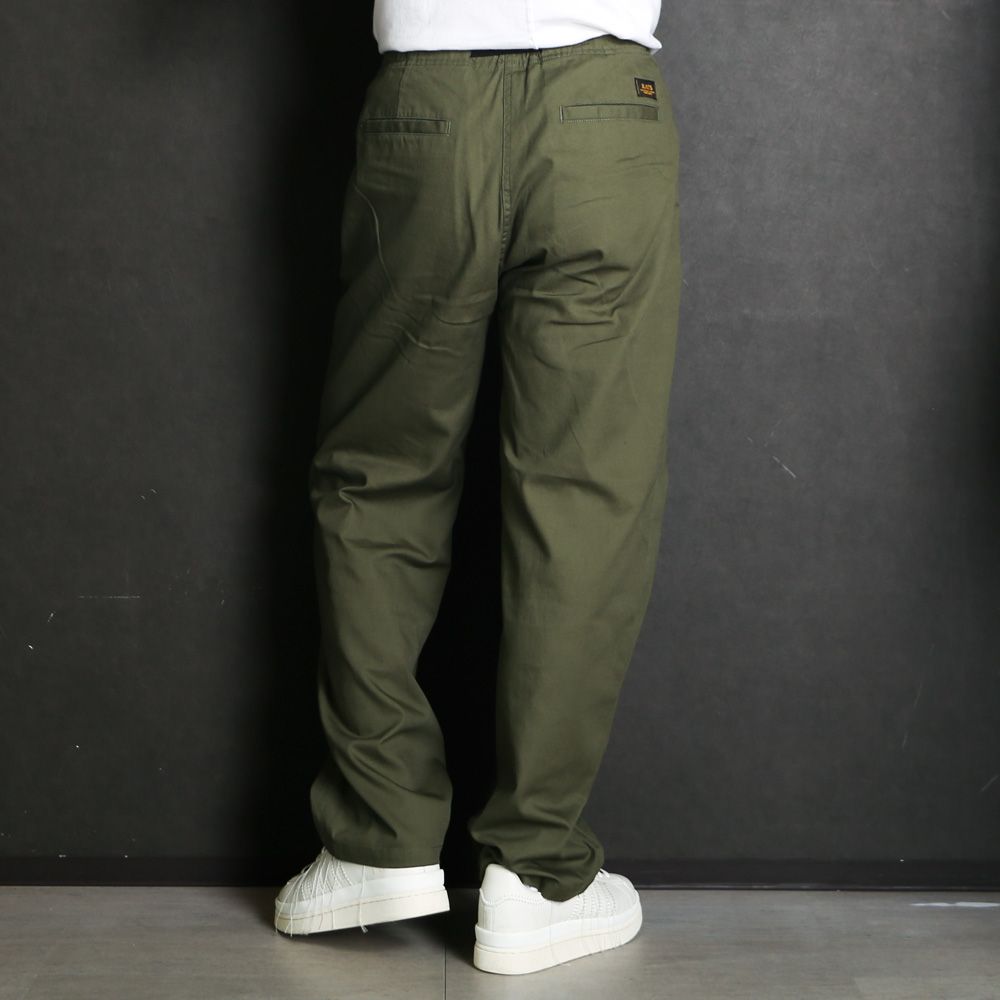 【ラスト1点-サイズS】 COTTON EASY PANTS - KHAKI / コットンイージーパンツ / 26'RP-0313