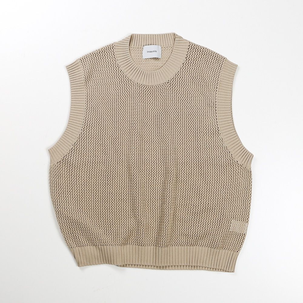 Iroquois - MESH MOLDED KNIT VS / メッシュ ニットベスト / 277109