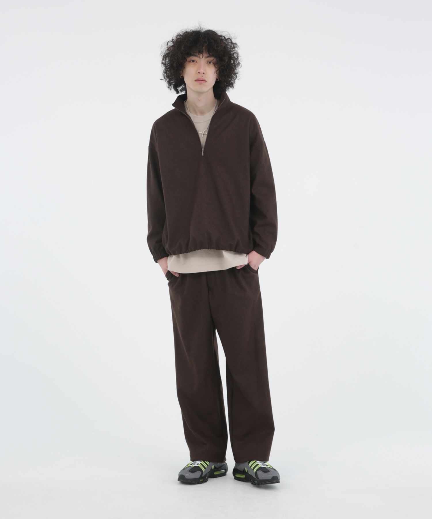 DOUBLE FACE JERSEY HALF ZIP / ハーフジップ プルオーバー / 178204