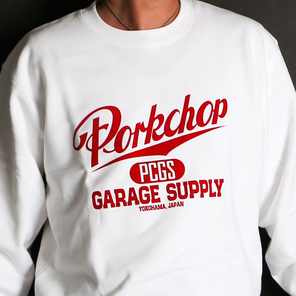 SCRIPT COLLEGE SWEAT - WHITE / スウェット