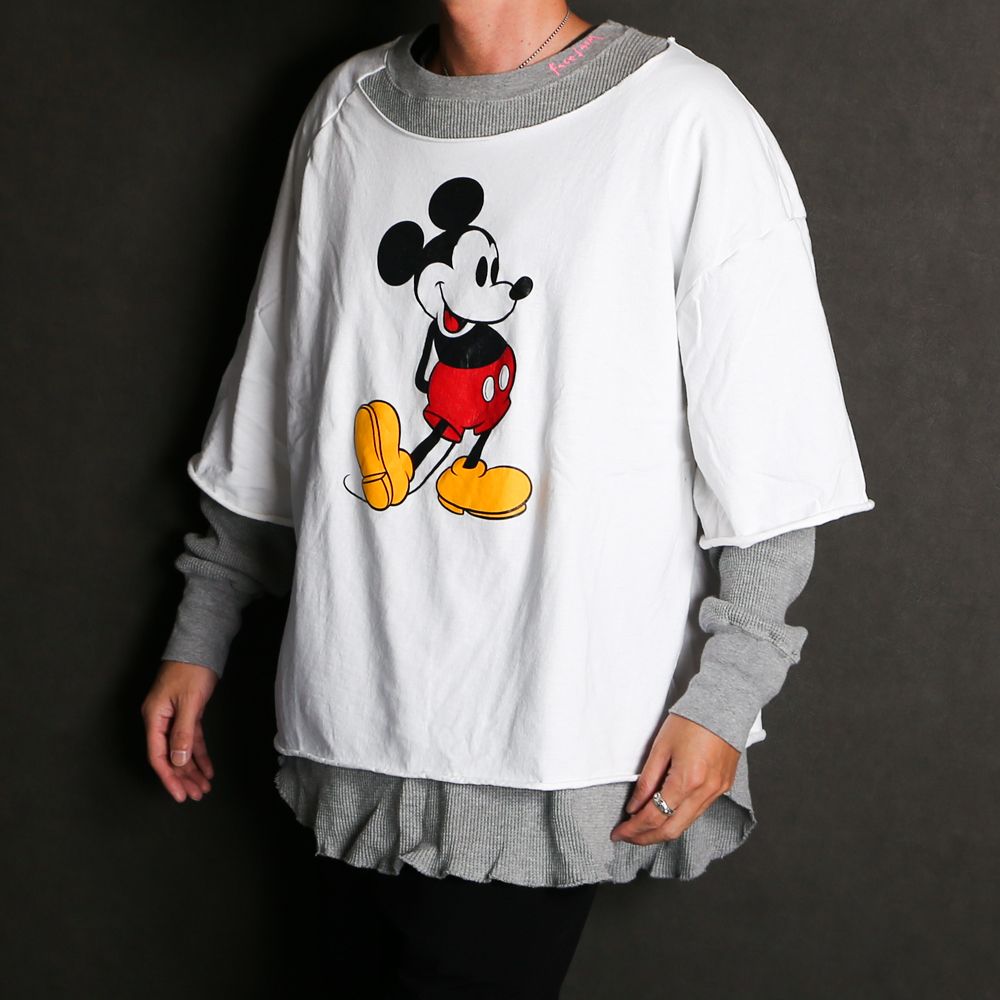 MICKEY LAYERD LONG SLEEVE TEE / Tシャツ / MIMI-TEE-U12