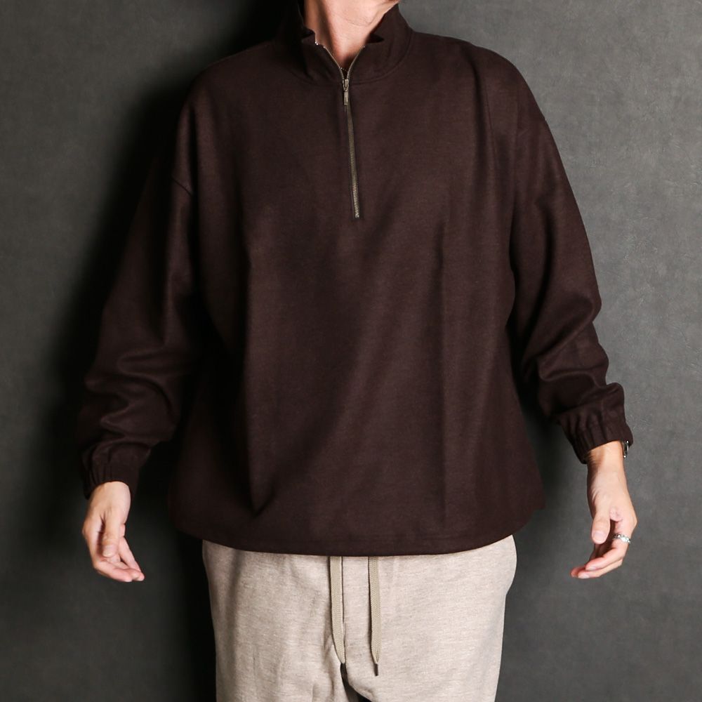 DOUBLE FACE JERSEY HALF ZIP / ハーフジップ プルオーバー / 178204