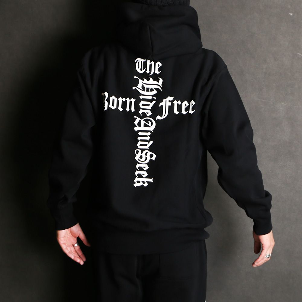 HideandSeek - The H&S Hooded Sweat Shirt - BLK / プルオーバー