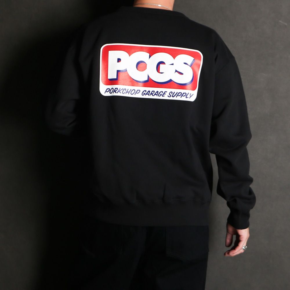 PCGS SQUARE SWEAT - BLACK / スウェット