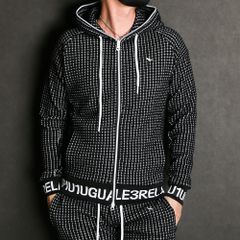 WAFFLE LOGO ZIP HOODIE / ワッフル ジップパーカー / USO-22013