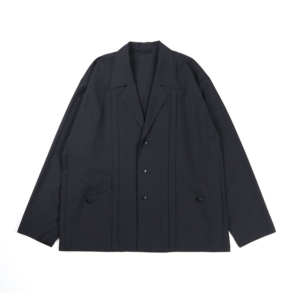 WORSTED WOOL-LIKE TWILL JK / シャツジャケット / 378205