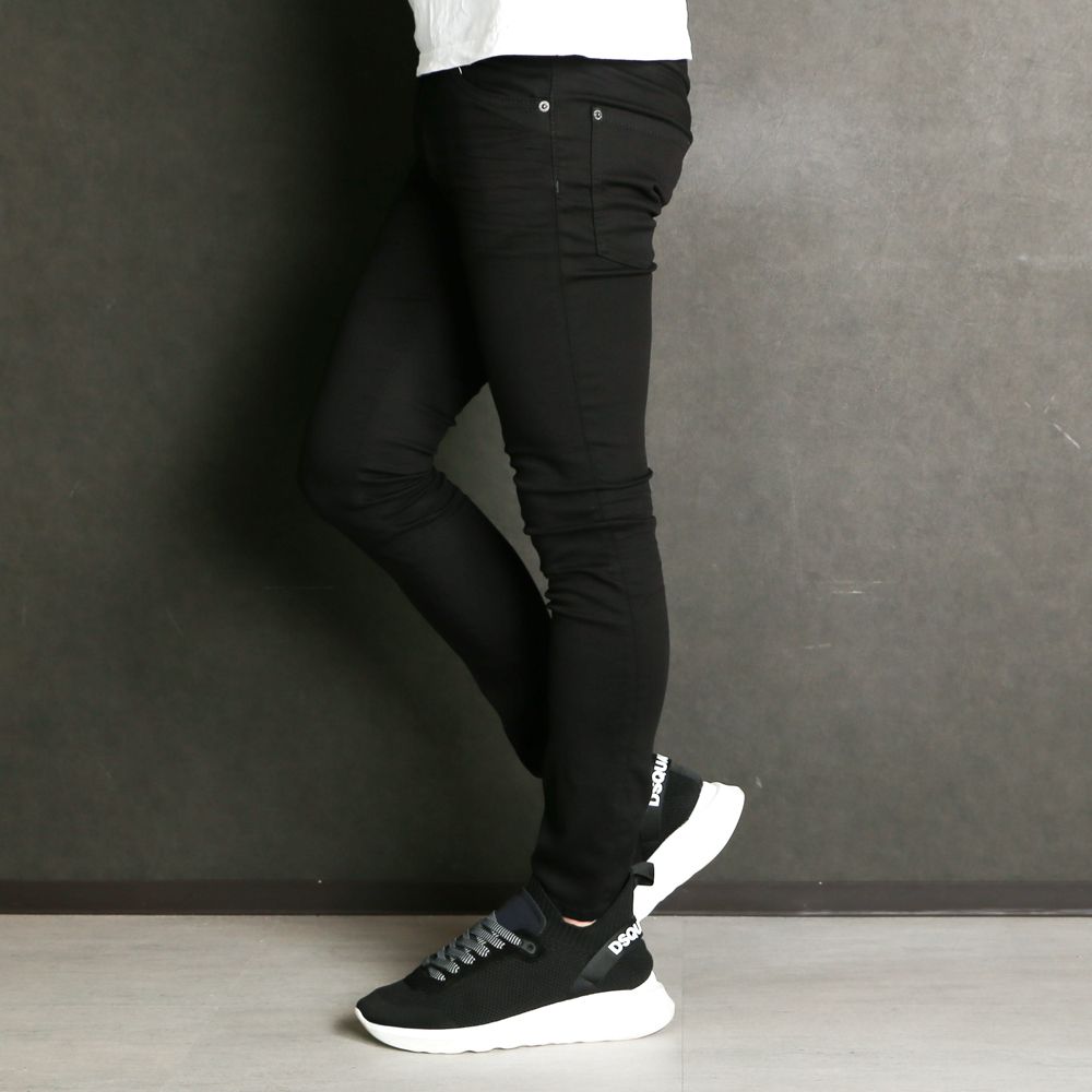 DSQUARED2 JEANS SUPER TWINKYブラックスキニーデニム