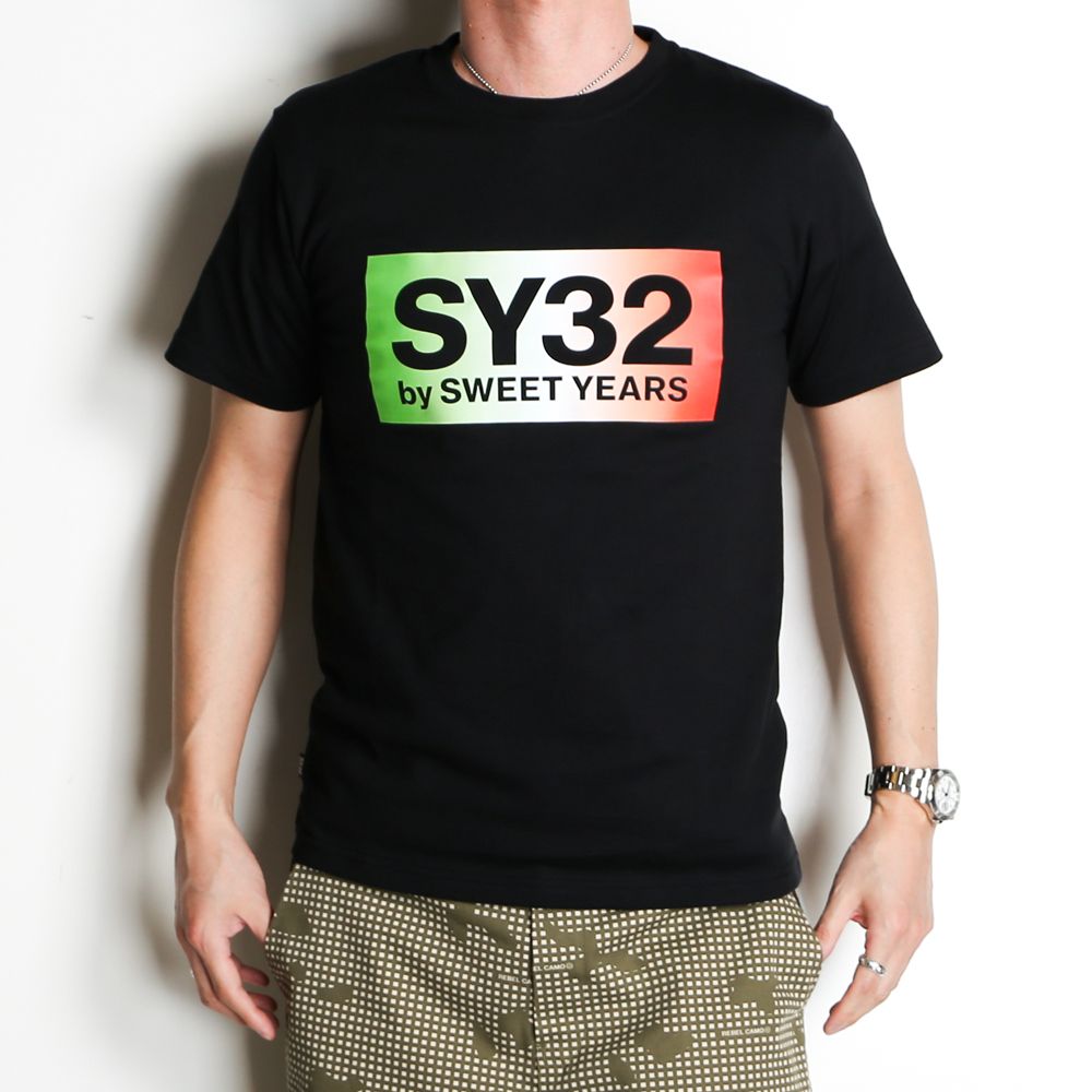 SY32 by SWEET YEARS - FLASH COLOR BOX LOGO TEE / Tシャツ / 12039J