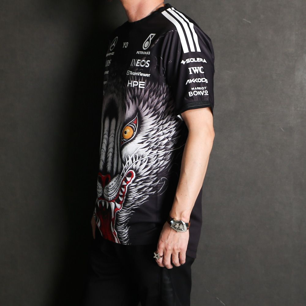 Y-3 MERCEDES - AMG PETRONAS FORMULA 1 TEAM DRIVER SHORT SLEEVE JERSEY / Tシャツ / KT2226