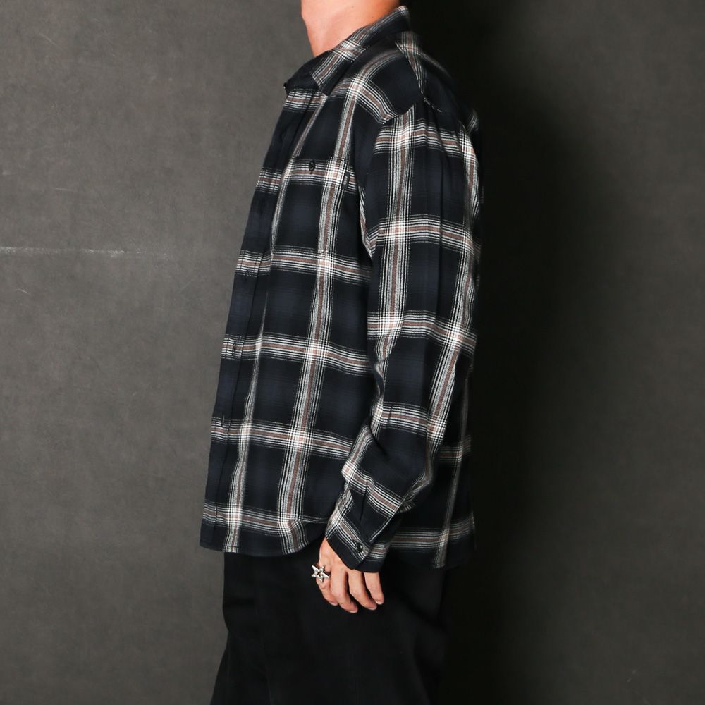 COTTON RAYON CHECK SHIRT / コットンレーヨンチェックシャツ / 26'RS-0806