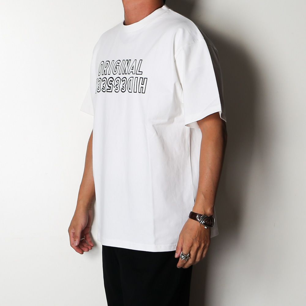 " HIDEANDSEEK × Toru Nishiura " / Original S/S Tee - WHT / Tシャツ / H30th-091726