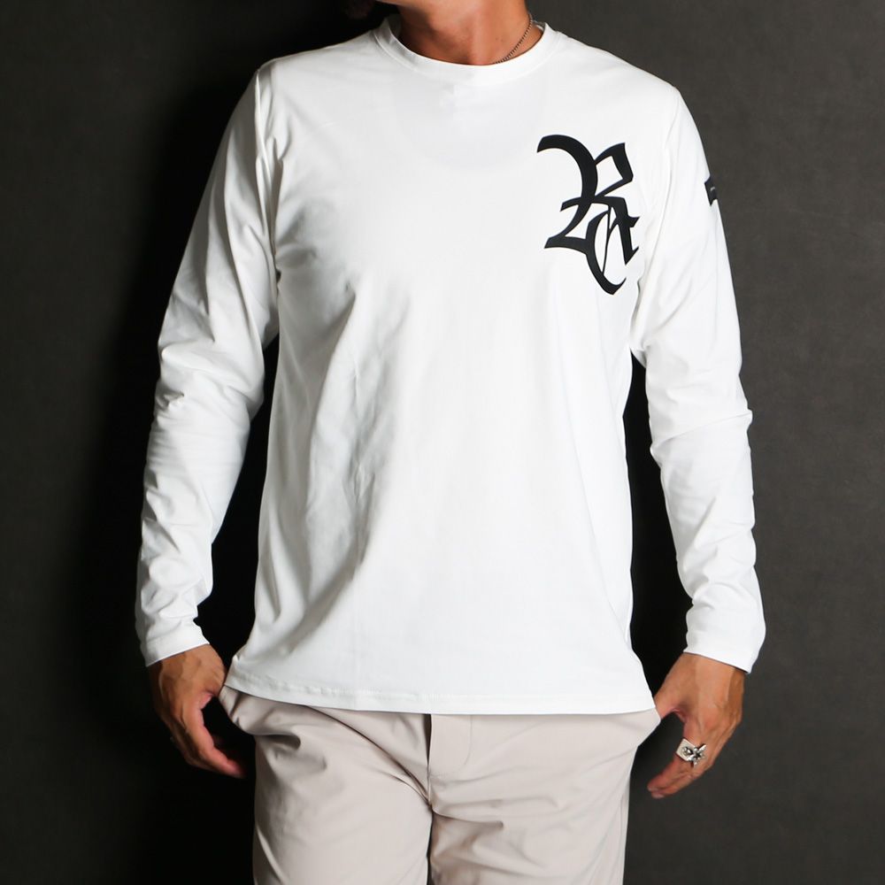 RESOUND CLOTHING - RCnylon longsleave Tee - WHITE / ナイロン