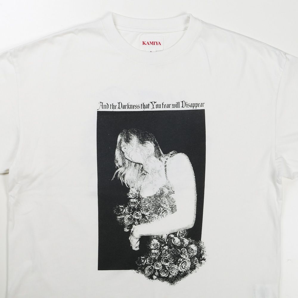 【ラスト1点-サイズL】 “SWEET SMILE” Tee T/C - WHITE / グラフィック Tシャツ / G16TS096