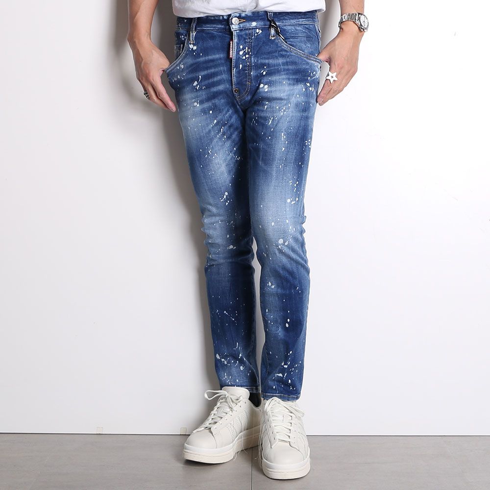 ウエスト約43cmDSQUARED2 2018 S/S Cotton Slim Jean 48