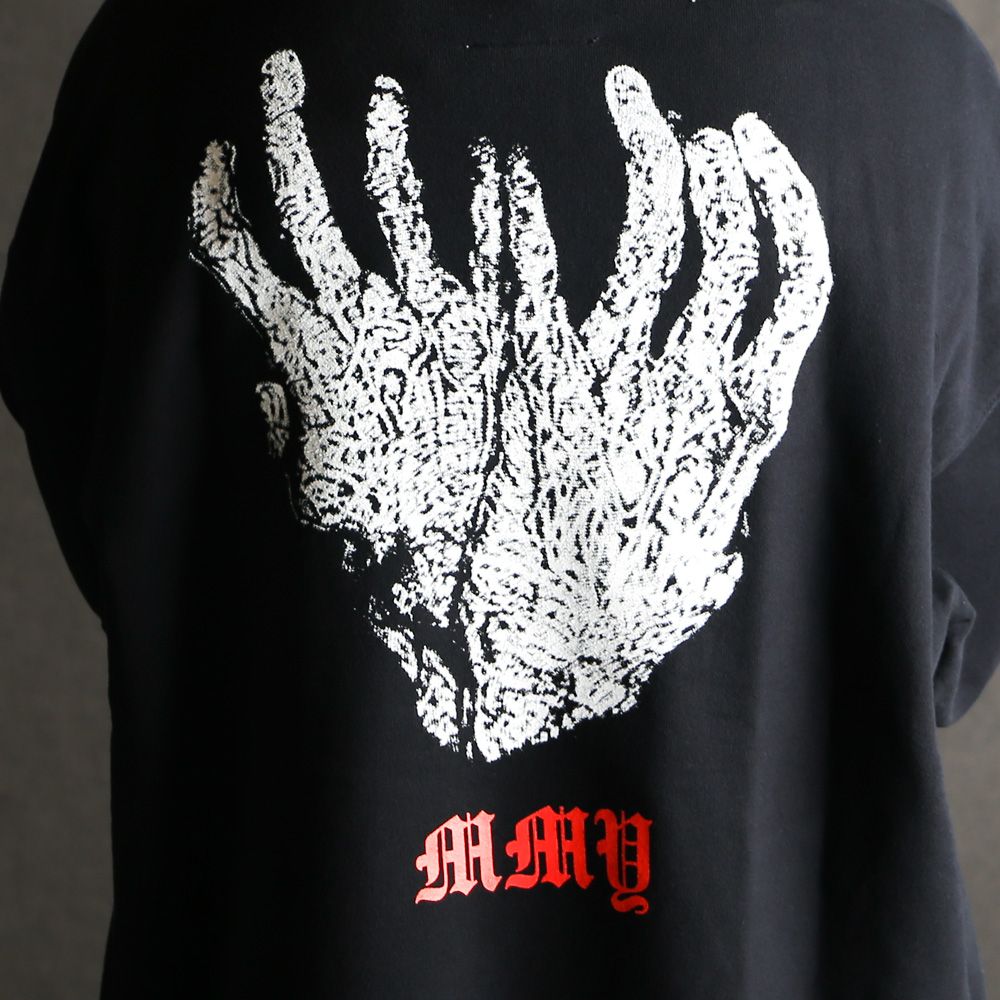 MASSES × Maison MIHARA YASUHIRO / HANDS PRINT HOODIE MMY - BLACK / プルオーバー パーカー / C15HD045