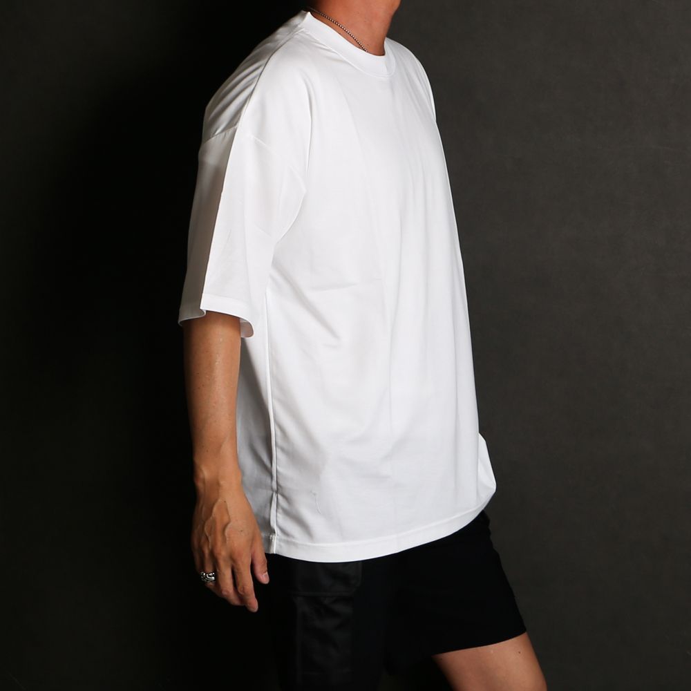 REV MESH OVER TEE - WHITE / オーバーサイズ メッシュTシャツ / RC40-T-004