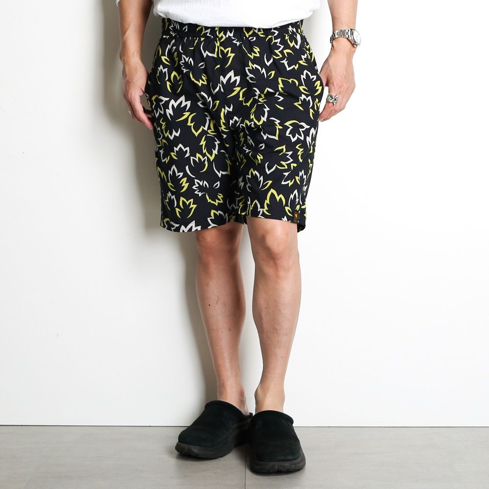 RATS - 【ラスト1点-サイズS】 LEAF COTTON SHORTS - BLACK / ショート ...