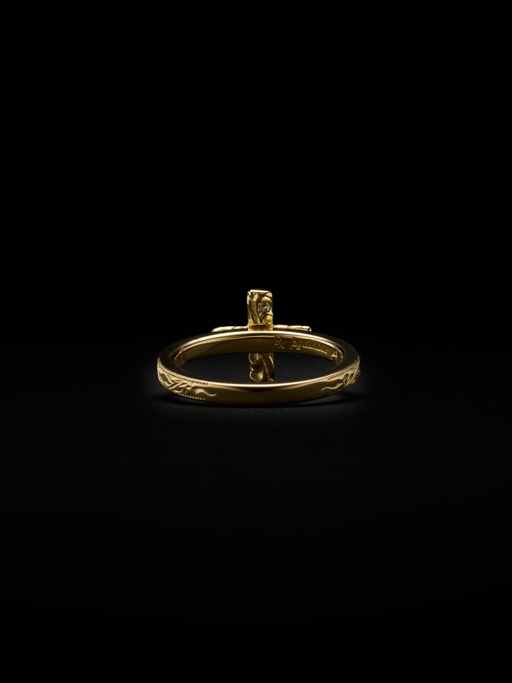 Engraved Tiny Cross Ring / リング / RX-730-3