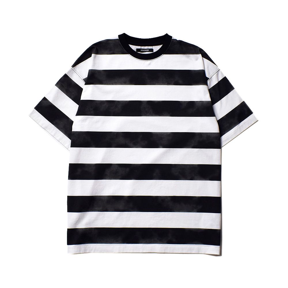 マインデニム　Tシャツ　ジョウハル MINEDENIM - 【ラスト1点】×WDS Lips Leopard Print Open Collar