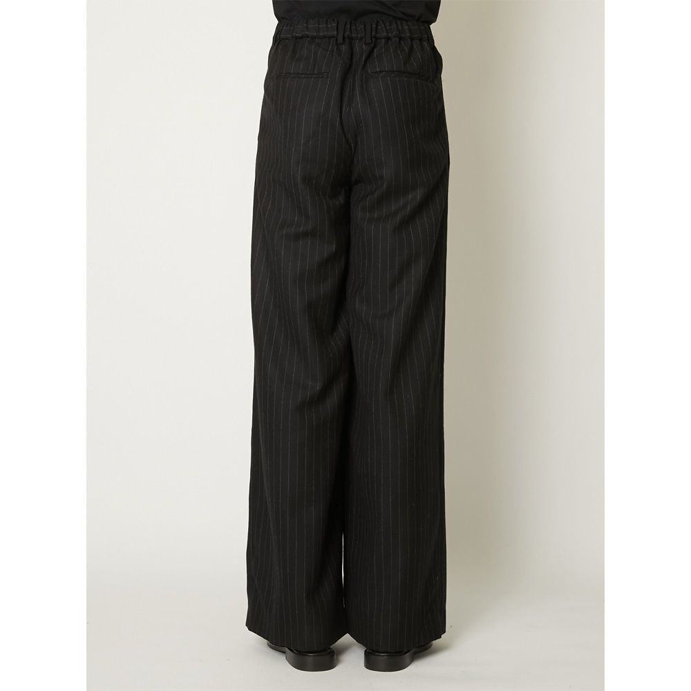 "Jomon Relief" Wide Trousers - Black / ワイドトラウザー / TA26AW-PT063