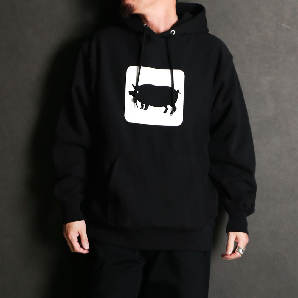 CYOW HOODIE - BLACK / プルオーバーパーカー