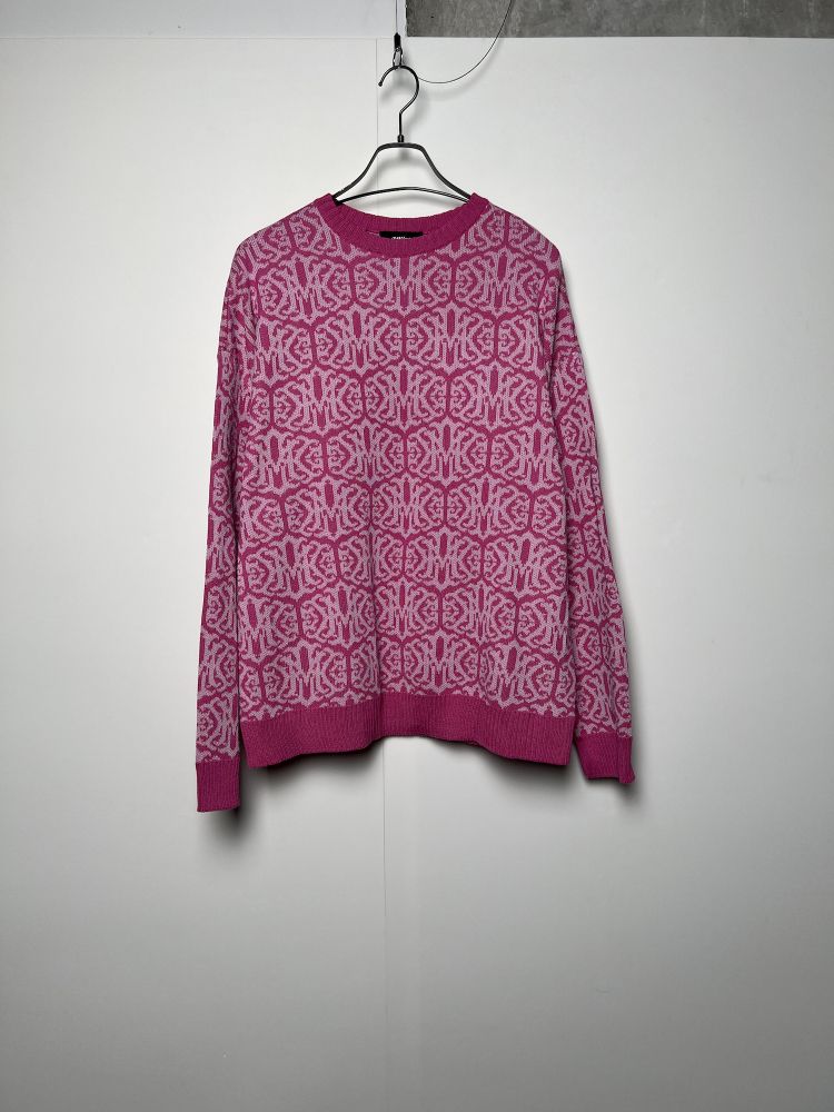 MYne（マイン） 22AW Monogram Knit Pullover ニットセーター G09PO027