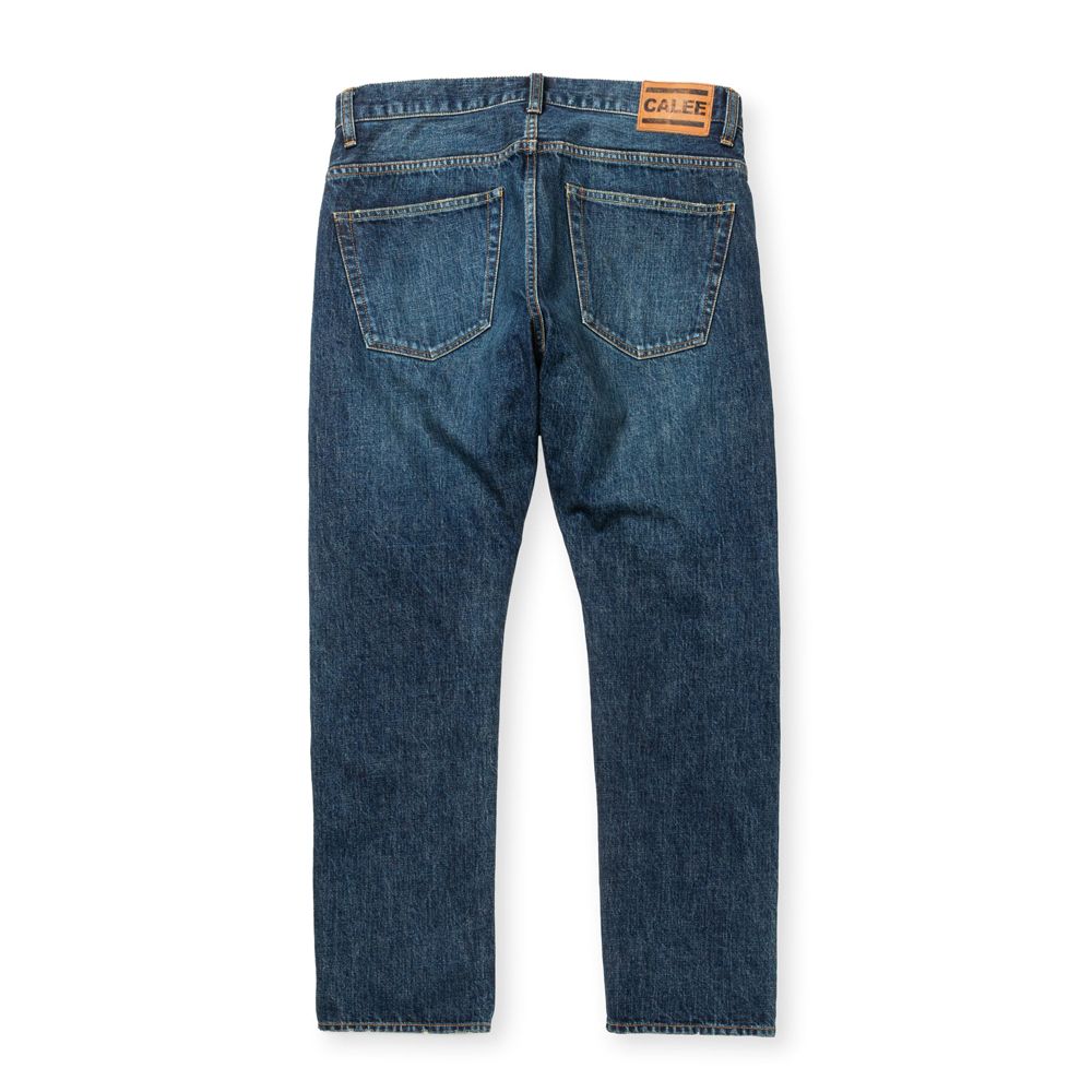CALEE - VINTAGE REPRODUCT TAPERED DENIM PANTS ＜OW