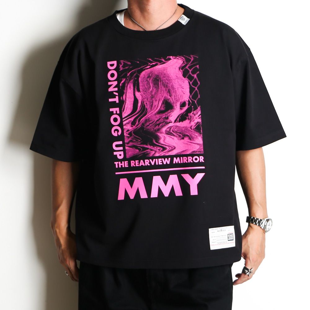 MASSES × Maison MIHARA YASUHIRO / DON'T FOG UP PRINT T-SHIRTS MMY - BLACK / Tシャツ / C15TS044