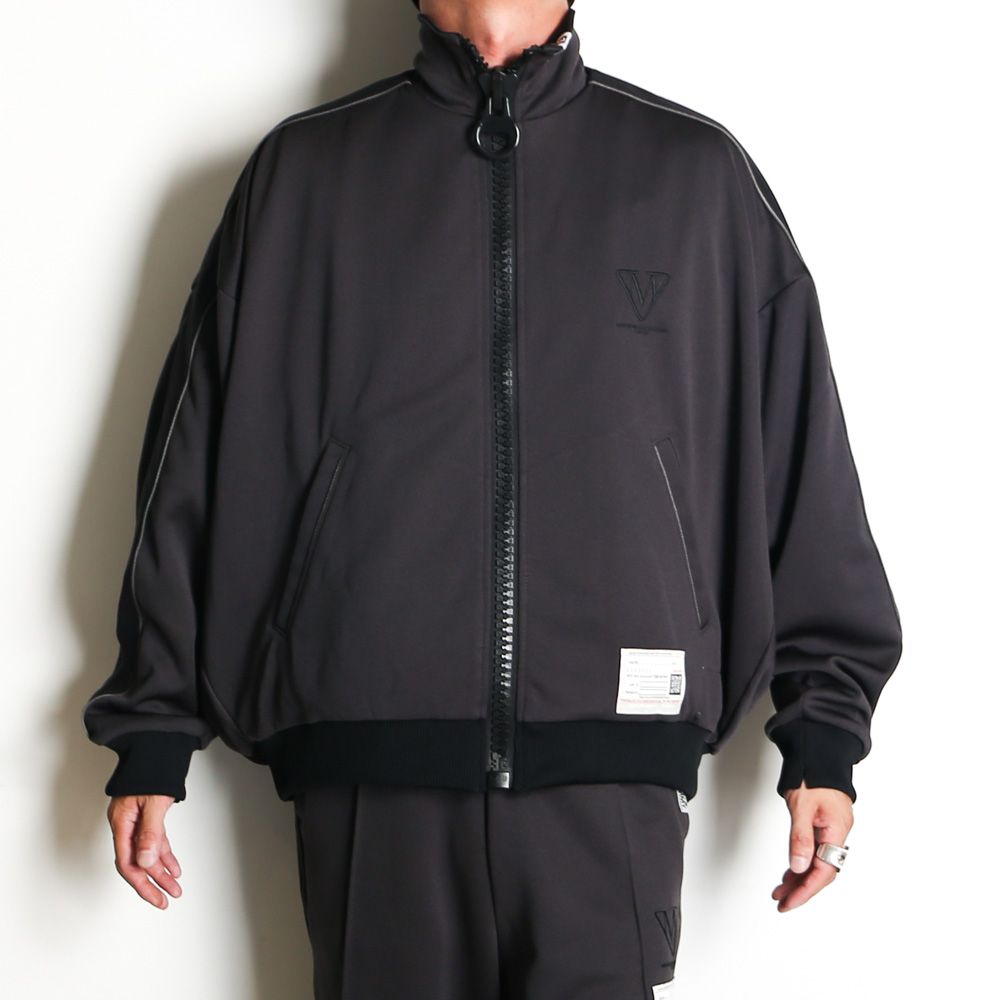 【ラスト1点-サイズ46】 Wide Back Track Jacket - BLACK / ワイドバック トラックジャケット / A17JK561