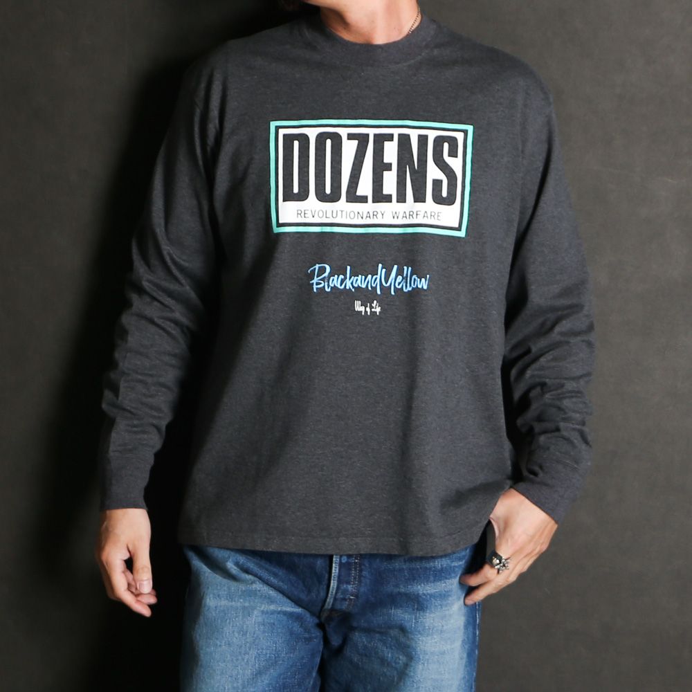 FRAME DOZENS L/S TEE - CHARCOAL / ロングスリーブ Tシャツ / 26'RTC-0302