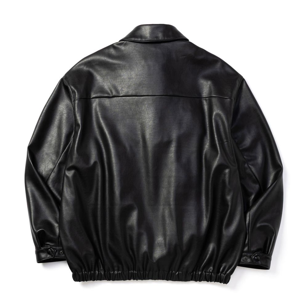 FAUX LEATHER HARRINGTON JACKET / フェイクレザーハリントンジャケット / CL-26AWJKT005