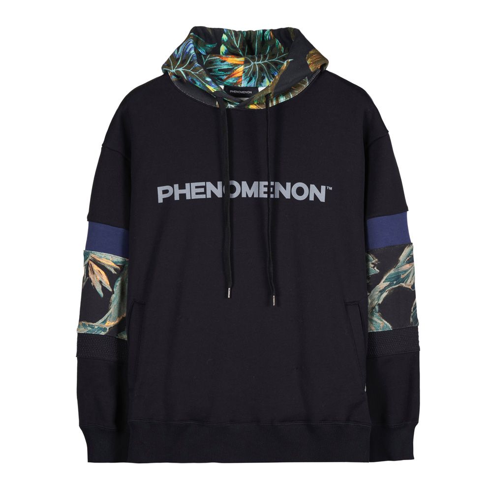 PHENOMENON - MULTI PATTERN SLEEVE BOTANICAL P.O HOODED / プル