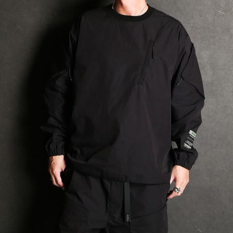 × WILDTHINGS / PROTECTED COMMON UNIFORM PULLOVER - BLACK / SOLOTEX®FIBER THE SPECS / 2401018