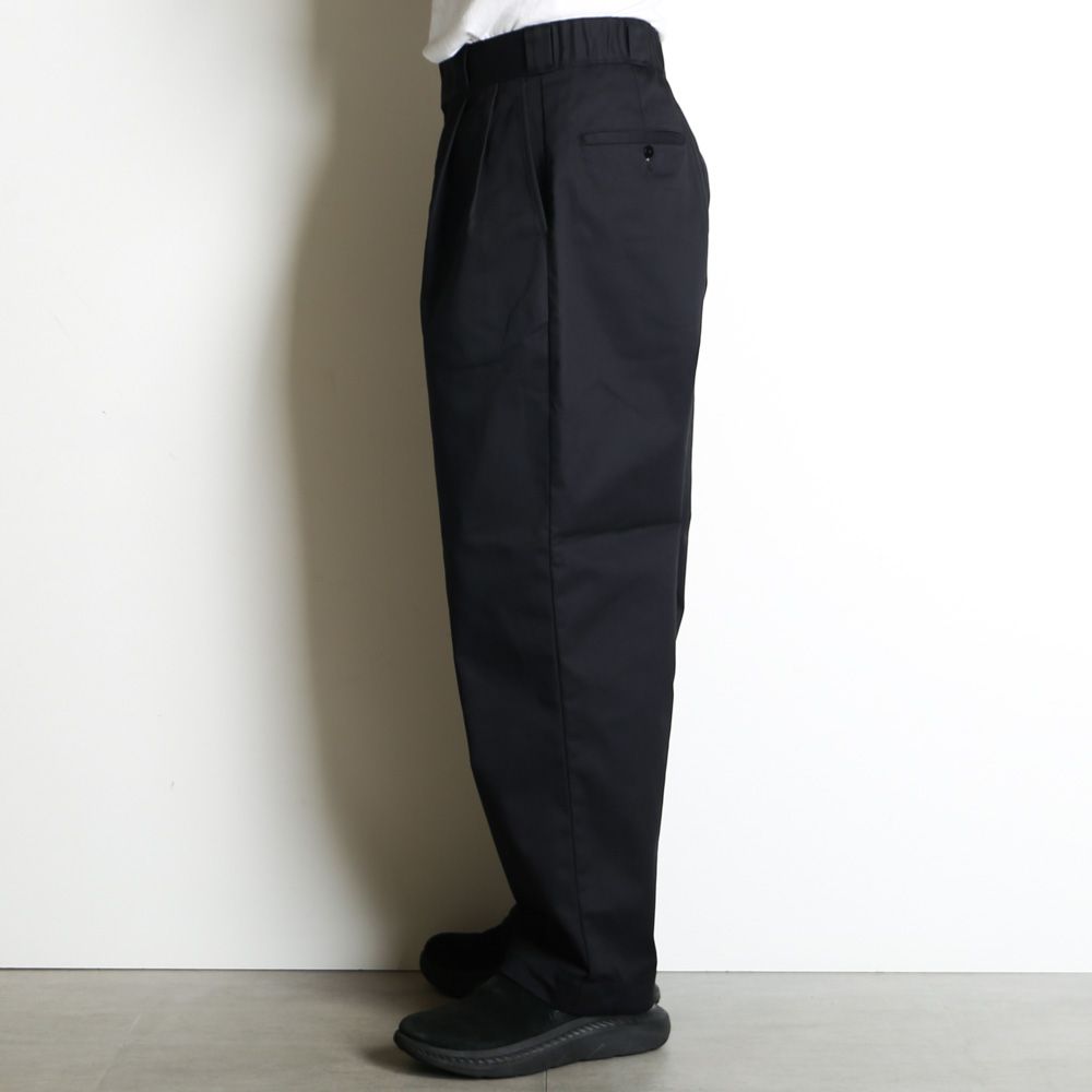 × DICKIES / 2TUCKS TROUSERS - BLACK / 2261-CP40-029