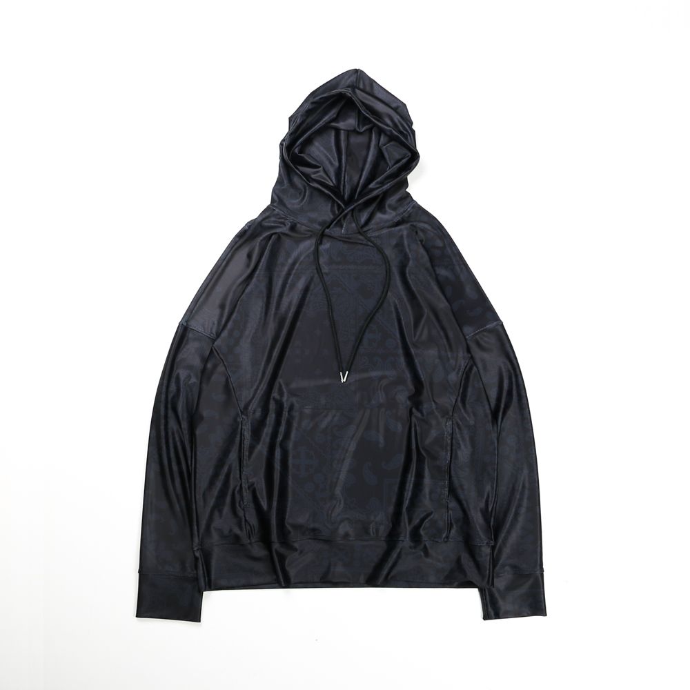 BANDANA RUSH loose hoodie / バンダナ柄ラッシュルーズパーカー / RC19-C-003
