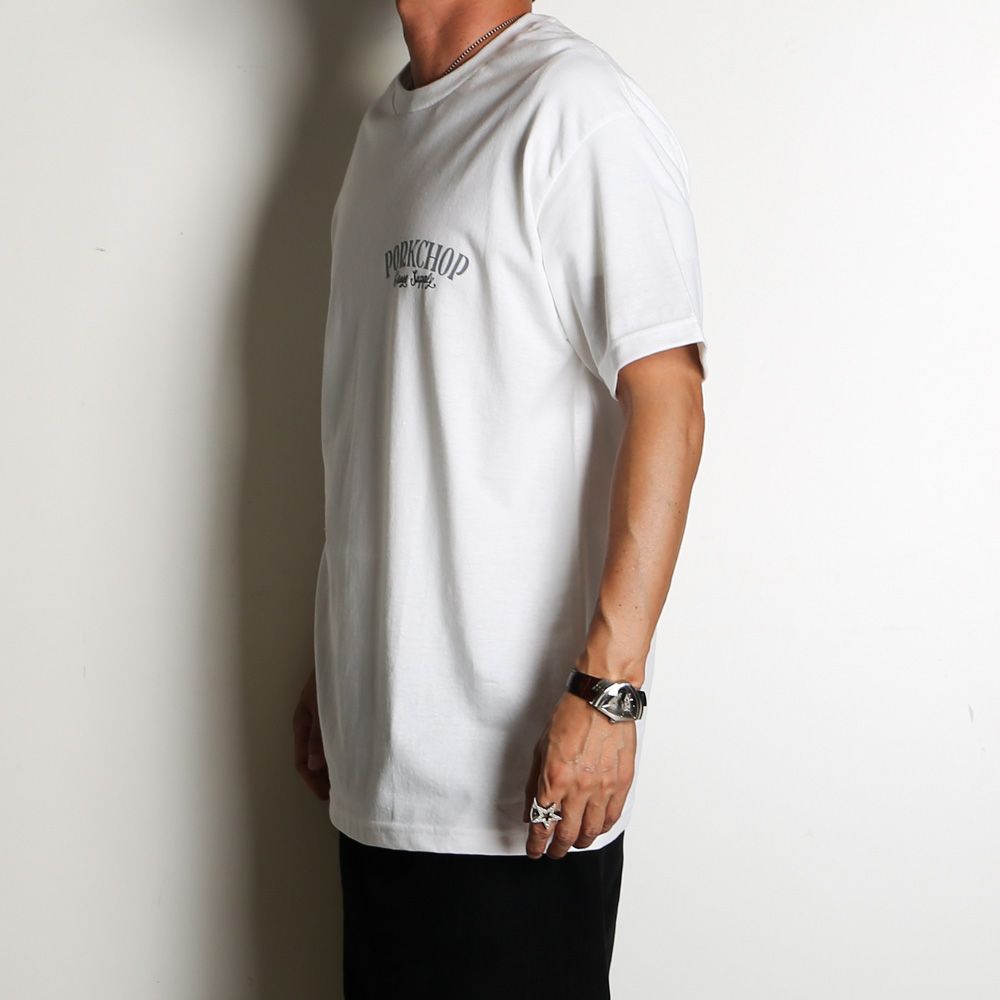 PCP BACK TEE - WHITE / ショートスリーブTシャツ