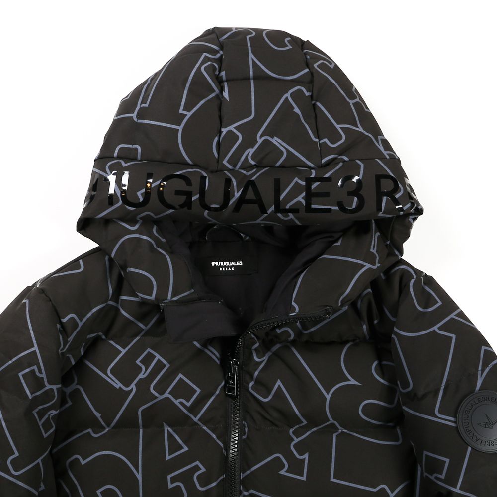 LETTERING DOWN JACKET / ダイアゴナルロゴ ダウンジャケット / USO-21042
