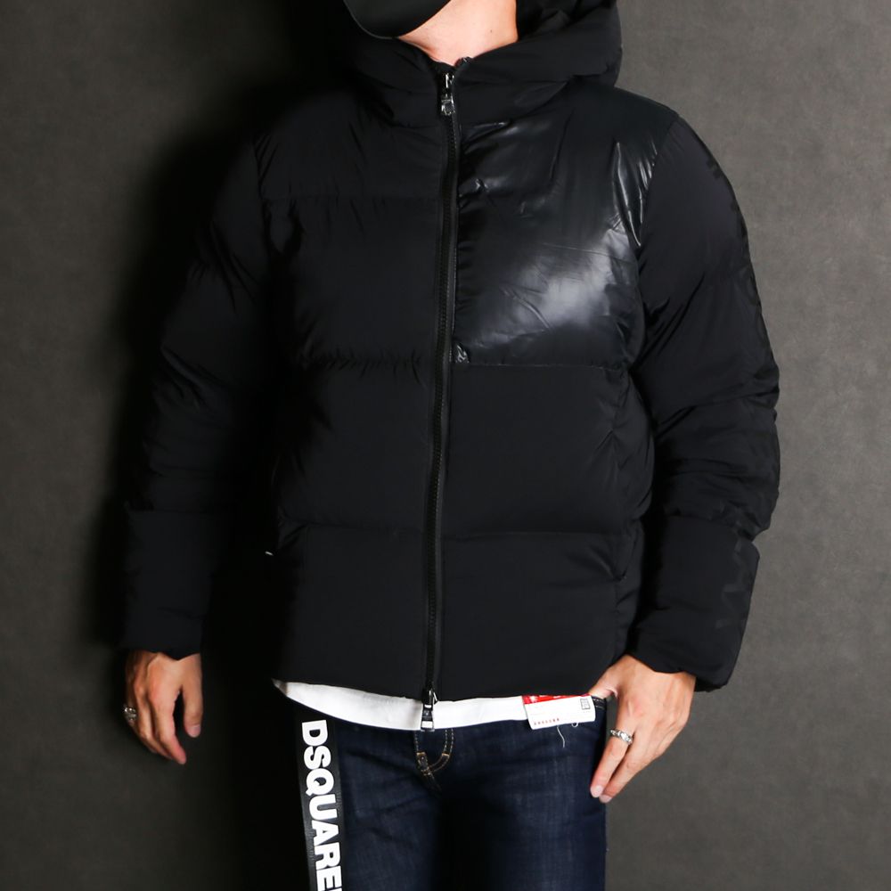 1PIU1UGUALE3 RELAX - SLEEVE LOGO DOWN JACKET / スリーブロゴ ダウン