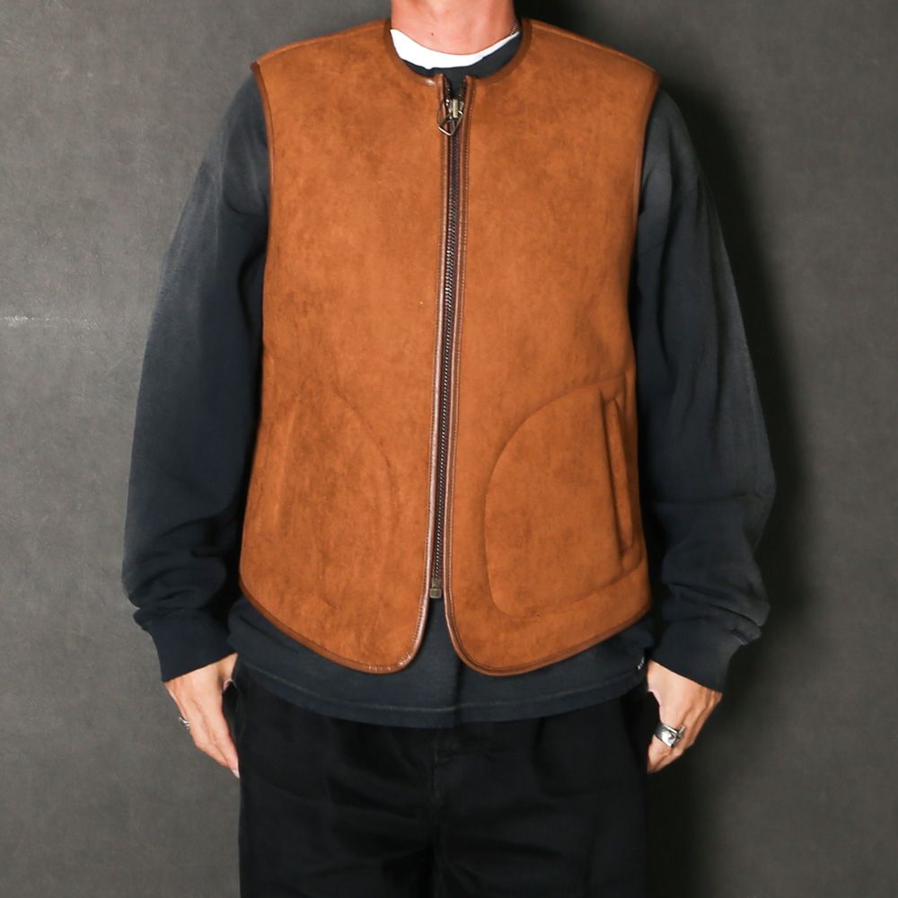 Vegan Mouton Vest - Brown  / GD0487