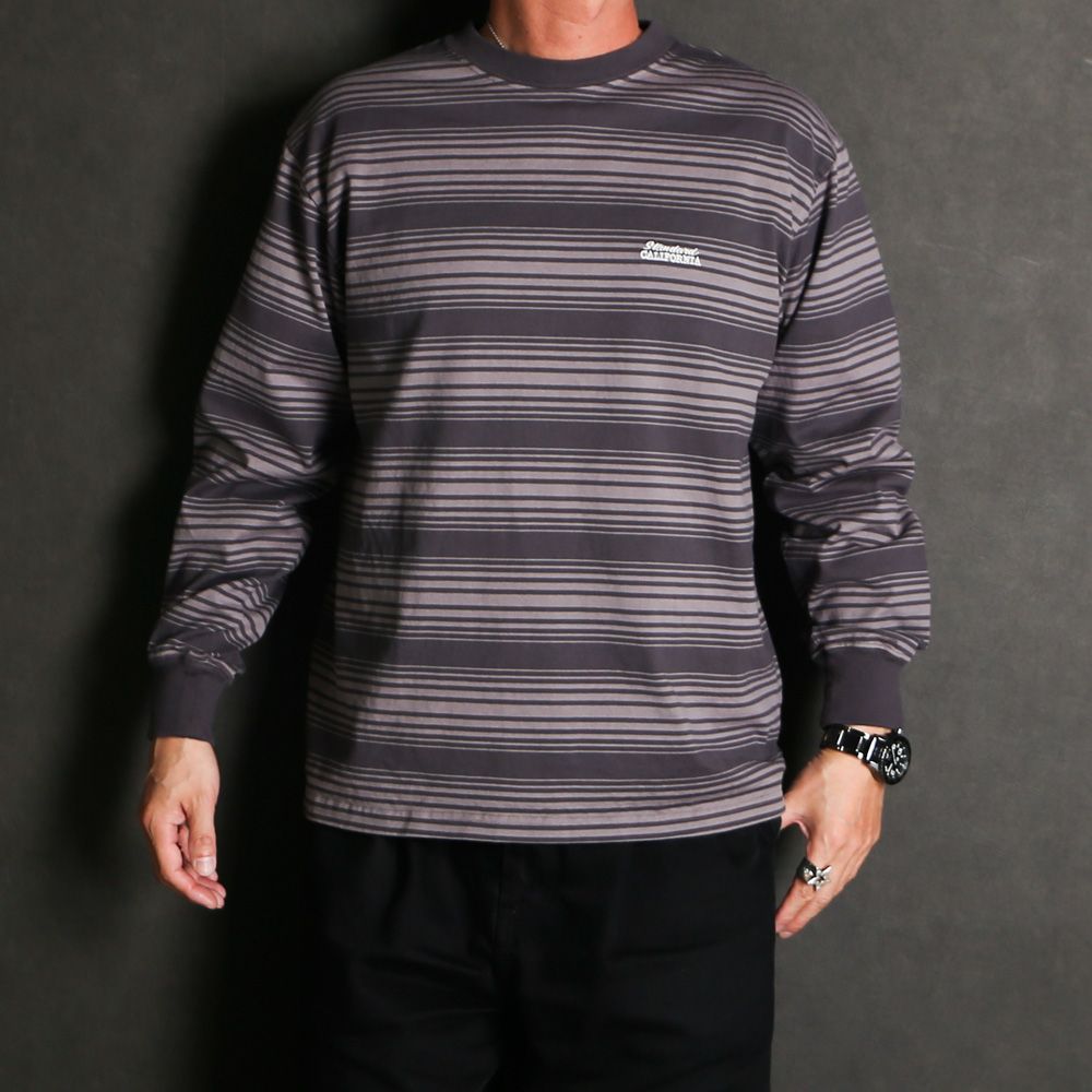 SD Heavyweight Border LS T / ボーダー Tシャツ / TSOLB170