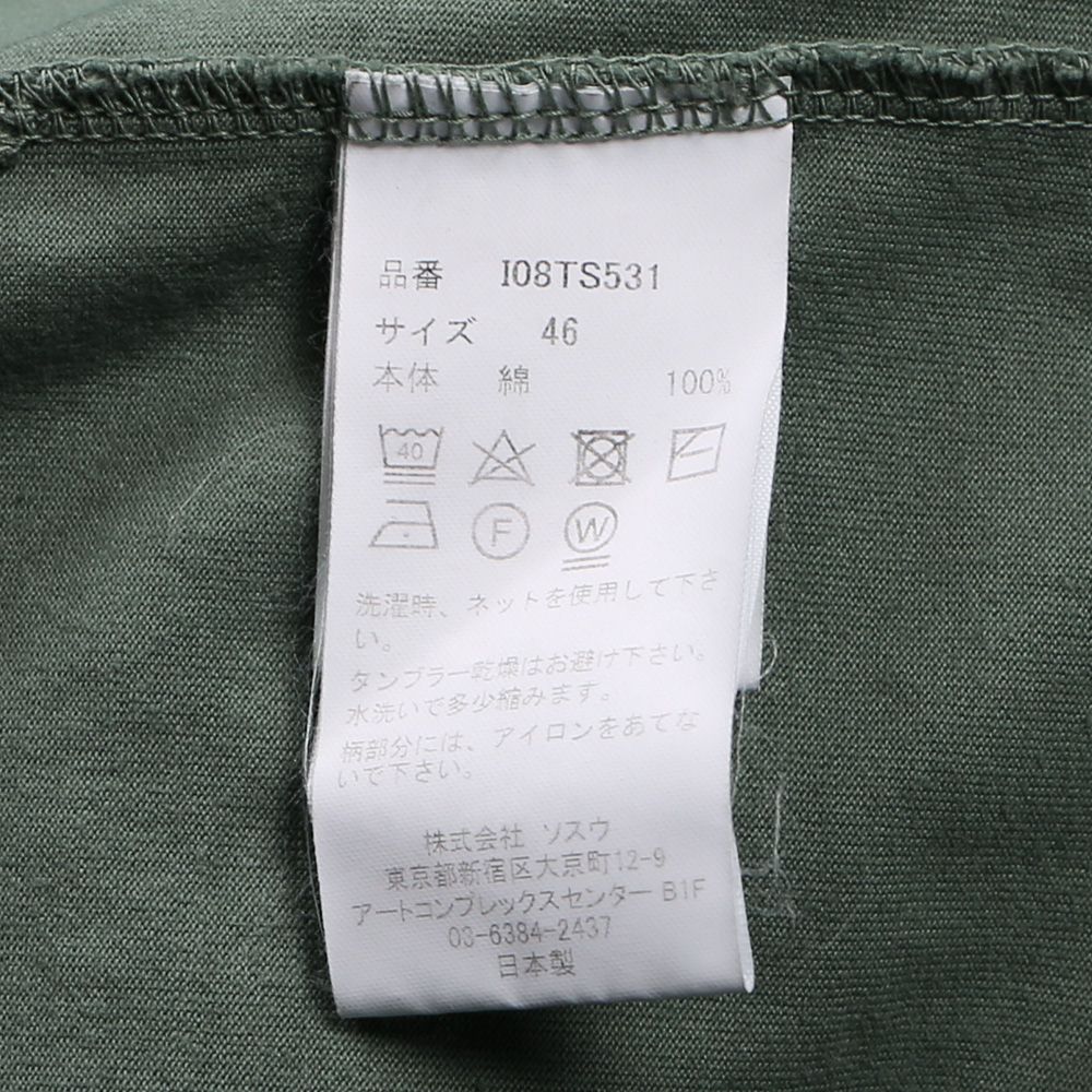 【in・stru(men-tal).】 embroidery  T-shirt / I08TS531