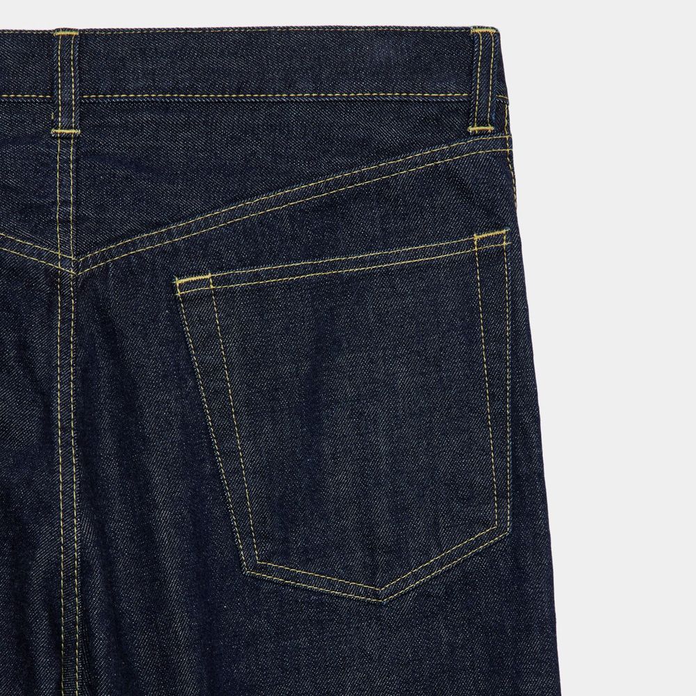 CLEAN CYLINDER FIT JEANS - INDIGO O.W / オーガニックコットン 13.5oz セルビッチデニム - クリーンシリンダーフィットジーンズ / M26A10PT02C